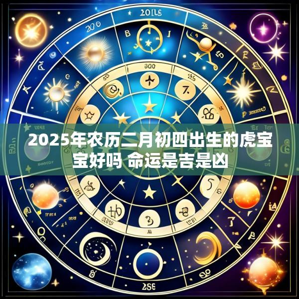 2025年农历二月初四出生的虎宝宝好吗 命运是吉是凶
