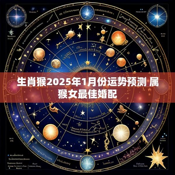 生肖猴2025年1月份运势预测 属猴女最佳婚配