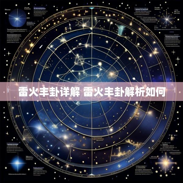 雷火丰卦详解 雷火丰卦解析如何