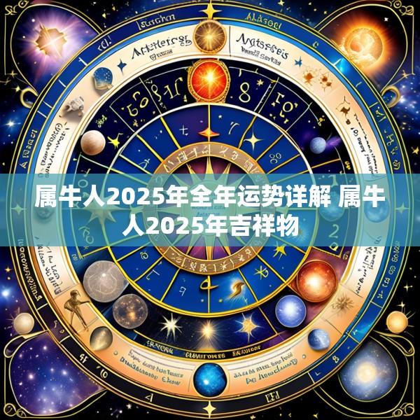 属牛人2025年全年运势详解 属牛人2025年吉祥物