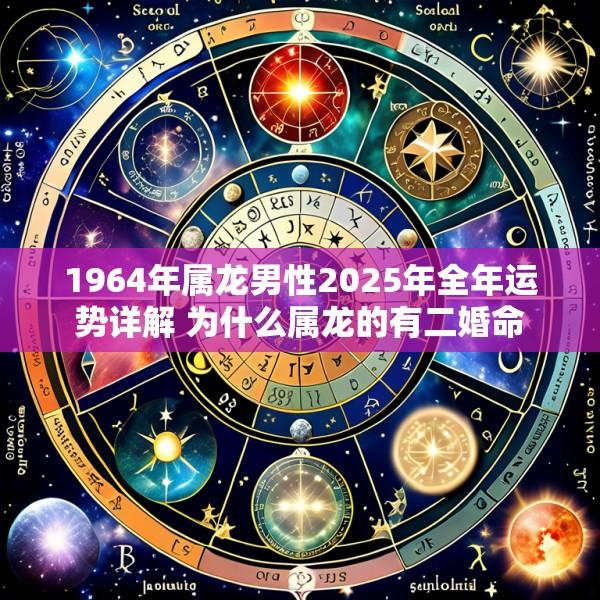 1964年属龙男性2025年全年运势详解 为什么属龙的有二婚命