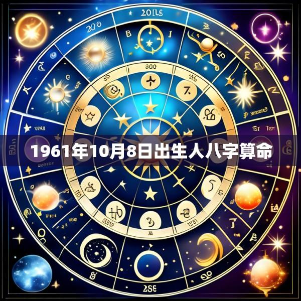 1961年10月8日出生人八字算命