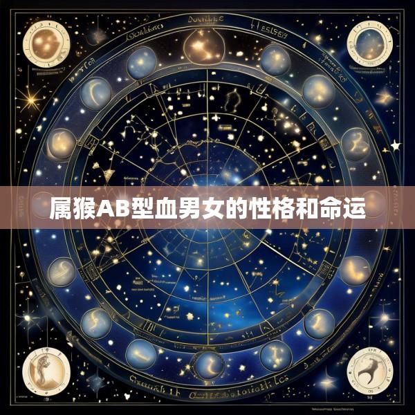属猴AB型血男女的性格和命运
