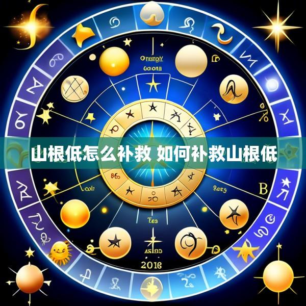 山根低怎么补救 如何补救山根低