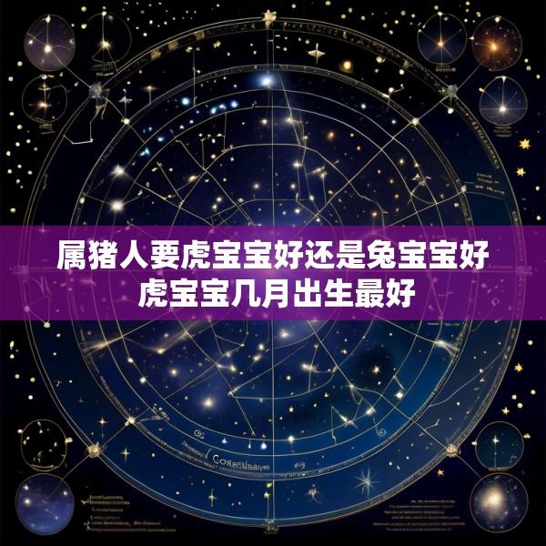 属猪人要虎宝宝好还是兔宝宝好 虎宝宝几月出生最好