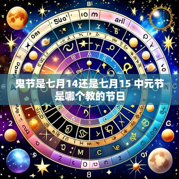 鬼节是七月14还是七月15 中元节是哪个教的节日