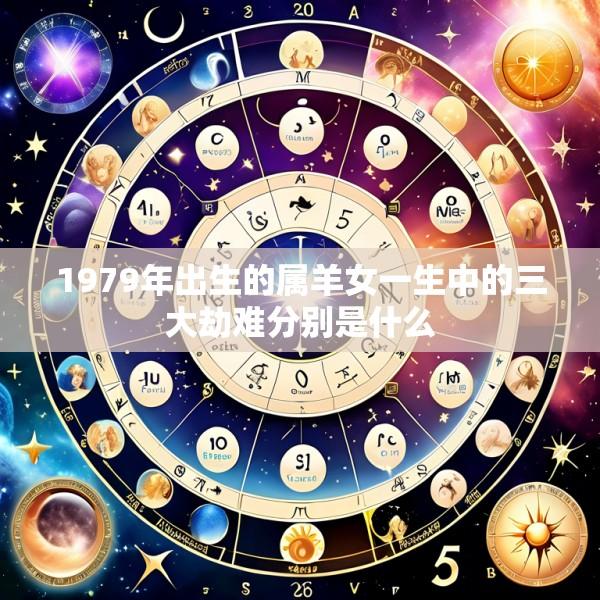 1979年出生的属羊女一生中的三大劫难分别是什么