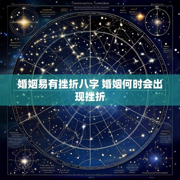 婚姻易有挫折八字 婚姻何时会出现挫折