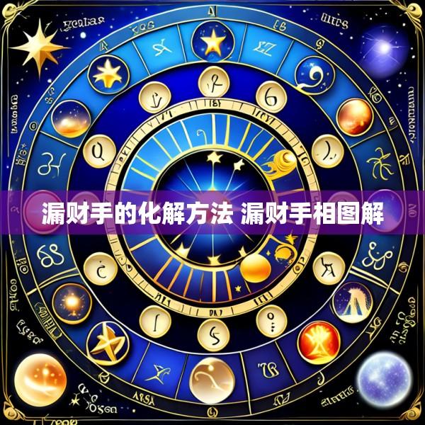 漏财手的化解方法 漏财手相图解