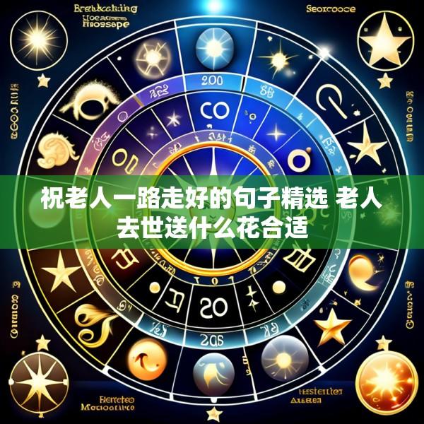 祝老人一路走好的句子精选 老人去世送什么花合适