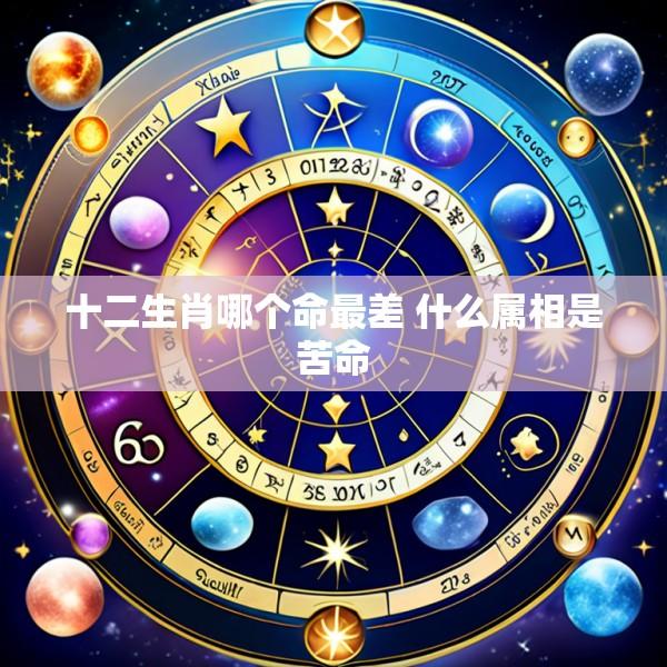 十二生肖哪个命最差 什么属相是苦命