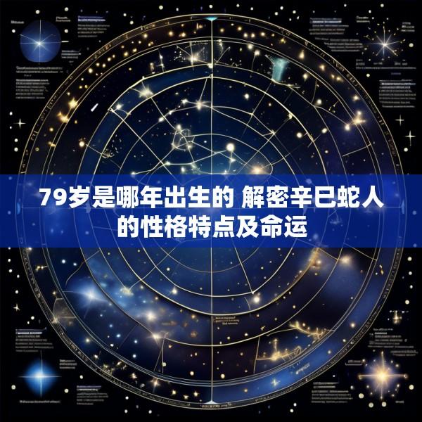 79岁是哪年出生的 解密辛巳蛇人的性格特点及命运
