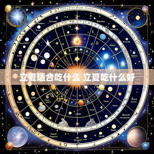 立夏适合吃什么 立夏吃什么好