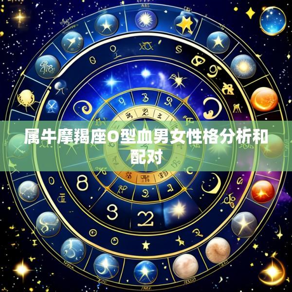 属牛摩羯座O型血男女性格分析和配对
