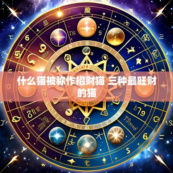 什么猫被称作招财猫 三种最旺财的猫