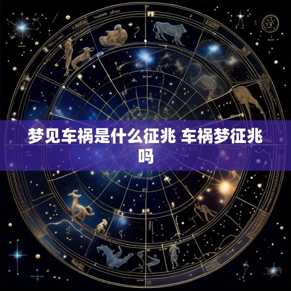 梦见车祸是什么征兆 车祸梦征兆吗