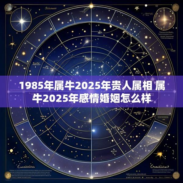 1985年属牛2025年贵人属相 属牛2025年感情婚姻怎么样