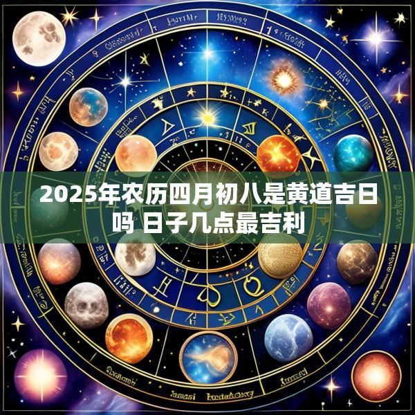 2025年农历四月初八是黄道吉日吗 日子几点最吉利
