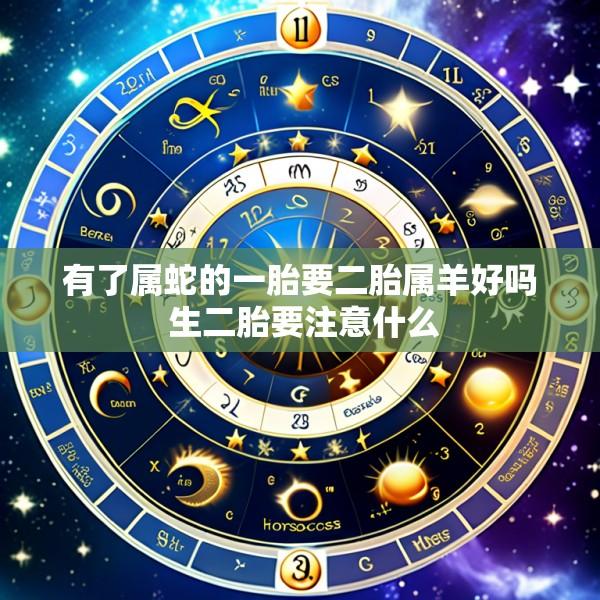 有了属蛇的一胎要二胎属羊好吗 生二胎要注意什么