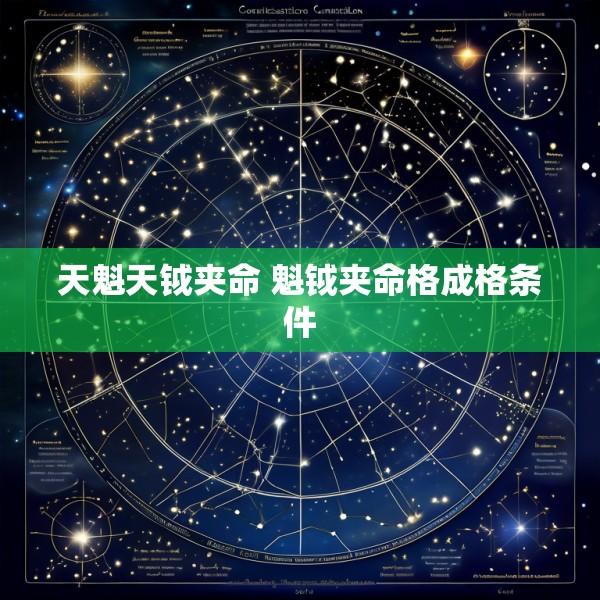 天魁天钺夹命 魁钺夹命格成格条件