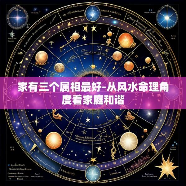家有三个属相最好-从风水命理角度看家庭和谐