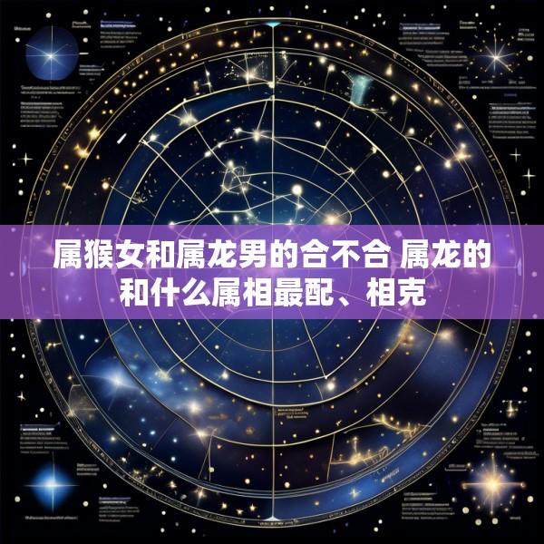 属猴女和属龙男的合不合 属龙的和什么属相最配、相克