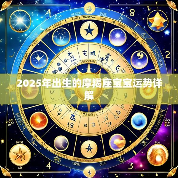 2025年出生的摩羯座宝宝运势详解
