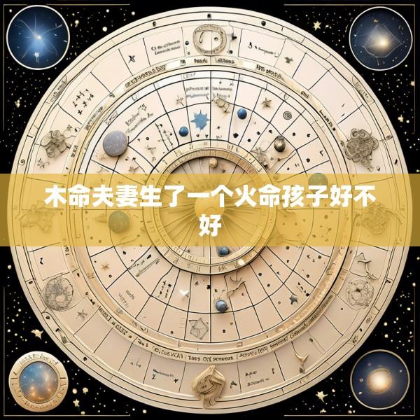 木命夫妻生了一个火命孩子好不好