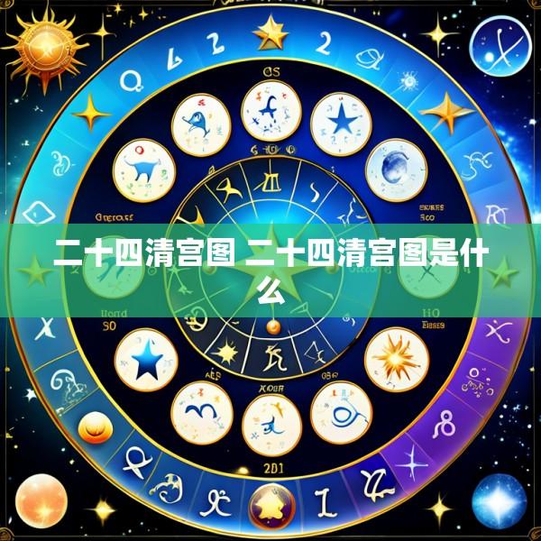 二十四清宫图 二十四清宫图是什么