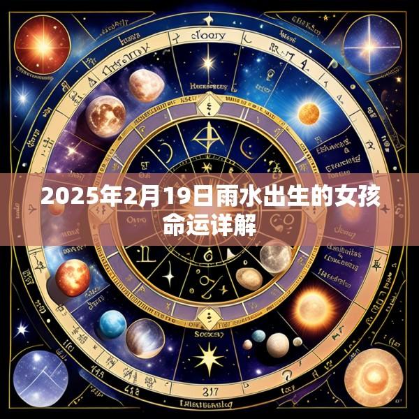 2025年2月19日雨水出生的女孩命运详解