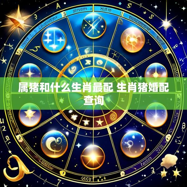 属猪和什么生肖最配 生肖猪婚配查询
