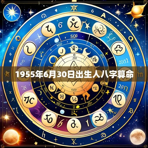 1955年6月30日出生人八字算命