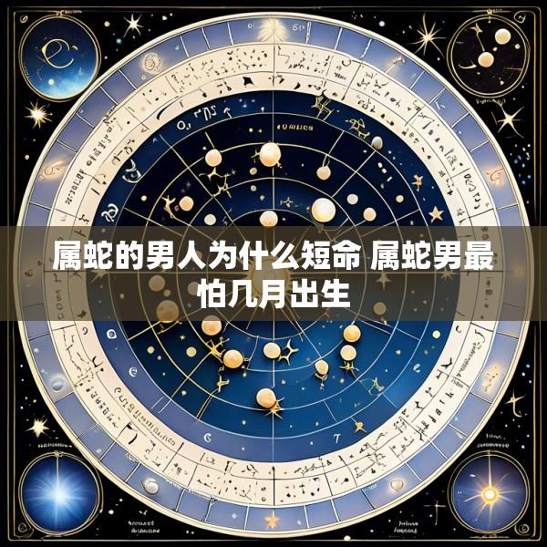 属蛇的男人为什么短命 属蛇男最怕几月出生