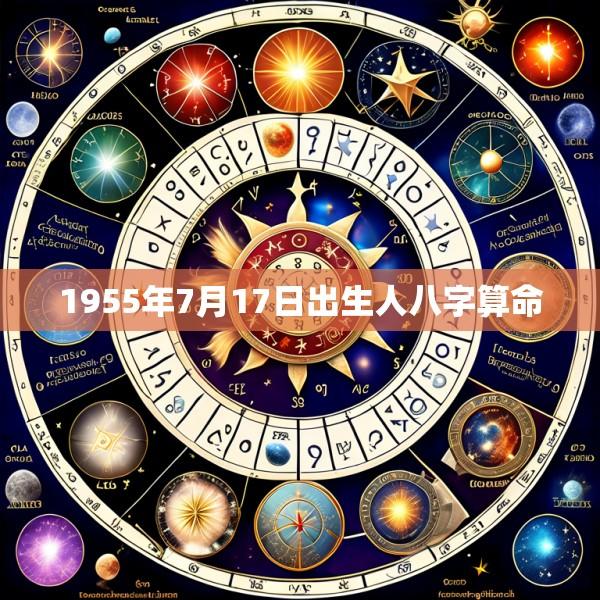 1955年7月17日出生人八字算命