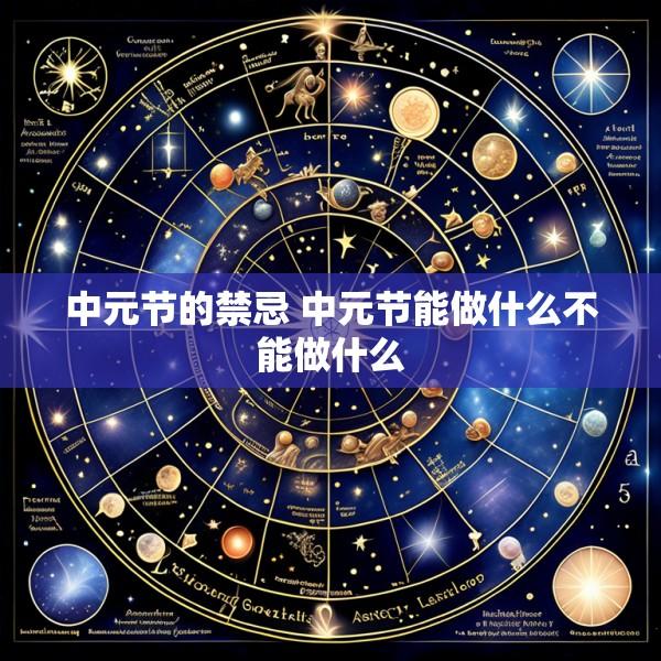 中元节的禁忌 中元节能做什么不能做什么