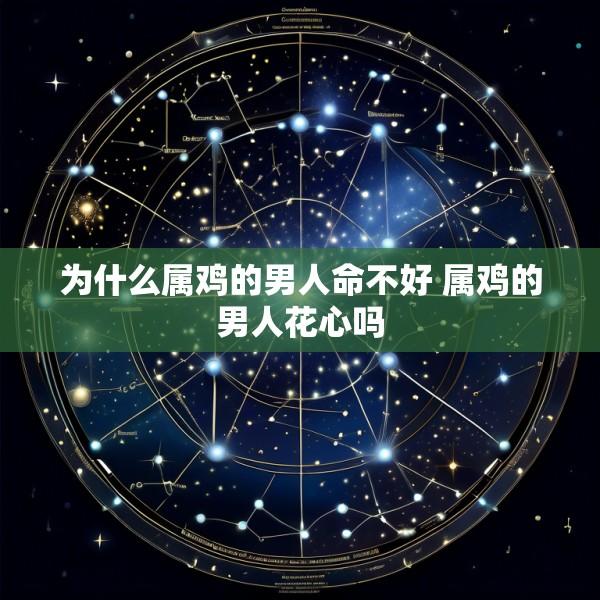 为什么属鸡的男人命不好 属鸡的男人花心吗