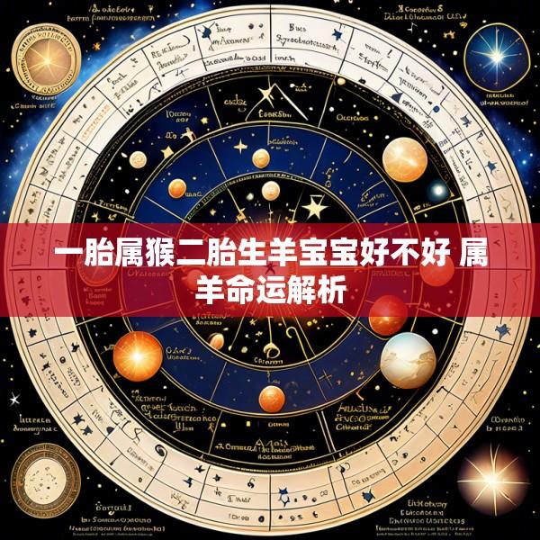 一胎属猴二胎生羊宝宝好不好 属羊命运解析