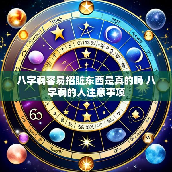 八字弱容易招脏东西是真的吗 八字弱的人注意事项
