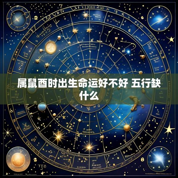 属鼠酉时出生命运好不好 五行缺什么