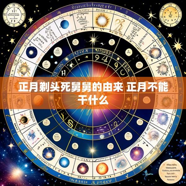 正月剃头死舅舅的由来 正月不能干什么