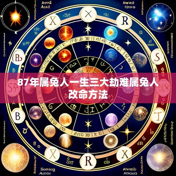 87年属兔人一生三大劫难属兔人改命方法