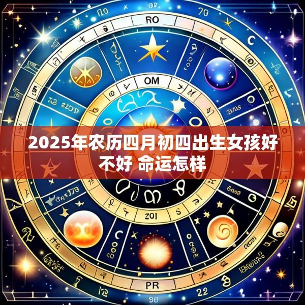 2025年农历四月初四出生女孩好不好 命运怎样
