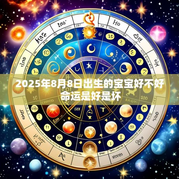 2025年8月8日出生的宝宝好不好 命运是好是坏