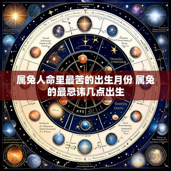 属兔人命里最苦的出生月份 属兔的最忌讳几点出生