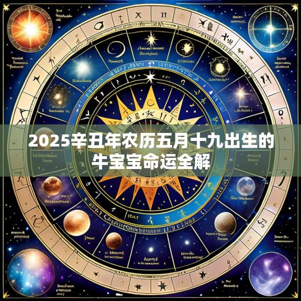 2025辛丑年农历五月十九出生的牛宝宝命运全解