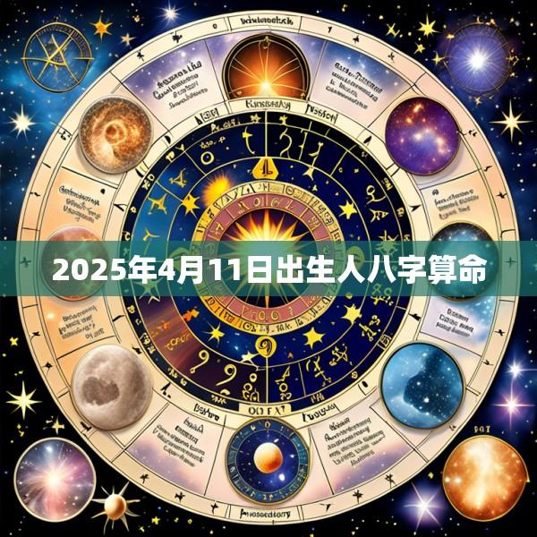 2025年4月11日出生人八字算命