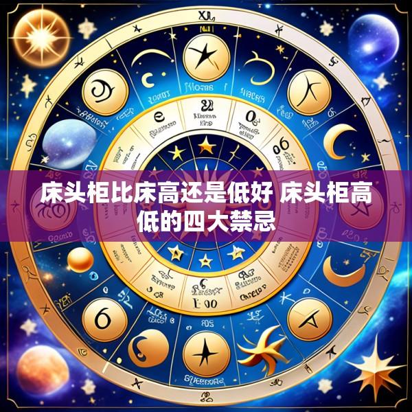 床头柜比床高还是低好 床头柜高低的四大禁忌