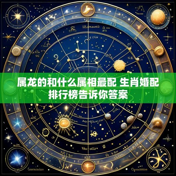 属龙的和什么属相最配 生肖婚配排行榜告诉你答案