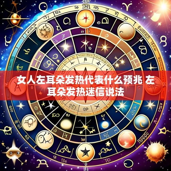 女人左耳朵发热代表什么预兆 左耳朵发热迷信说法