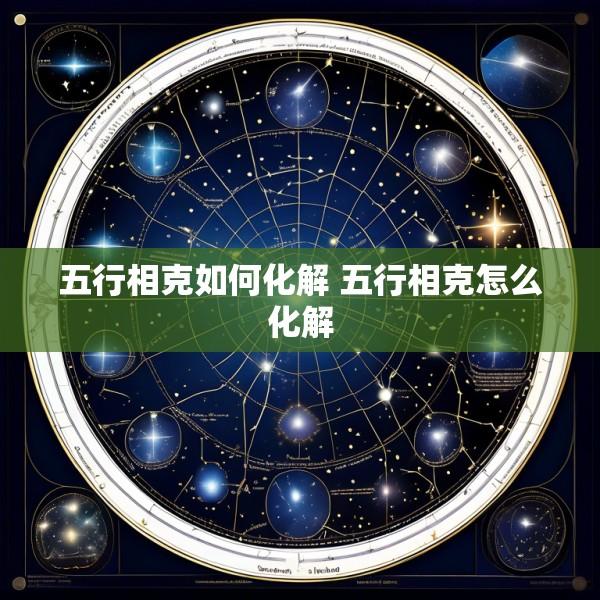 五行相克如何化解 五行相克怎么化解